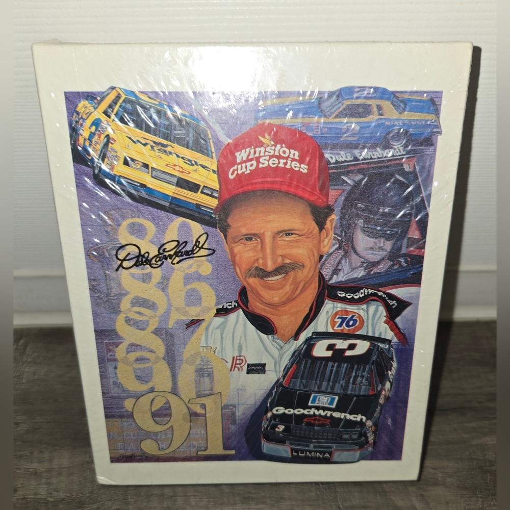 Vintage Dale Earnhardt #3 Winston Cup Series Racing 48 Piece Jigsaw Puzzle, 8X10